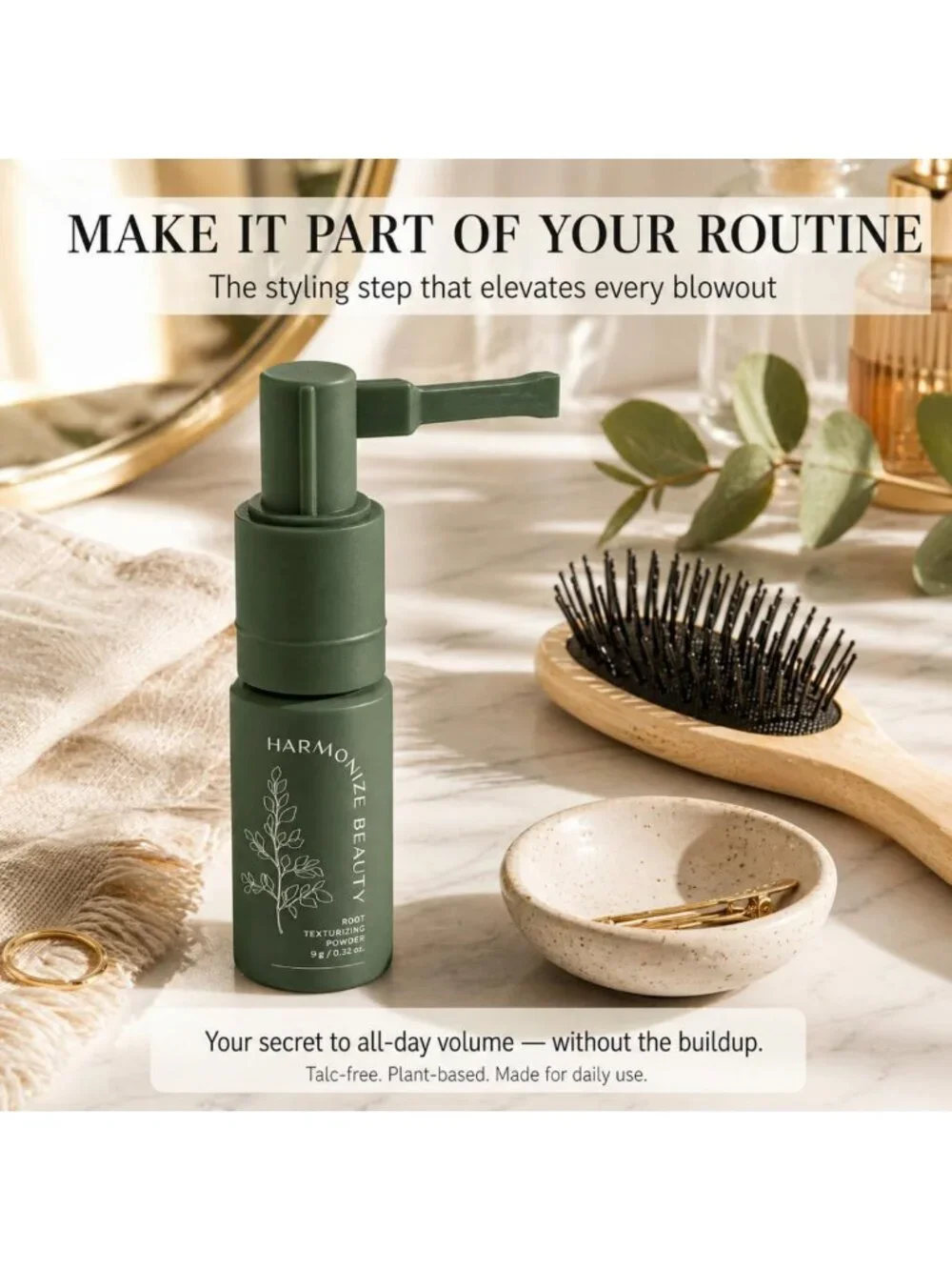 Hair Texture Powder for Women - Root Lifter, Volume Boost, Oil Absorbing Dry